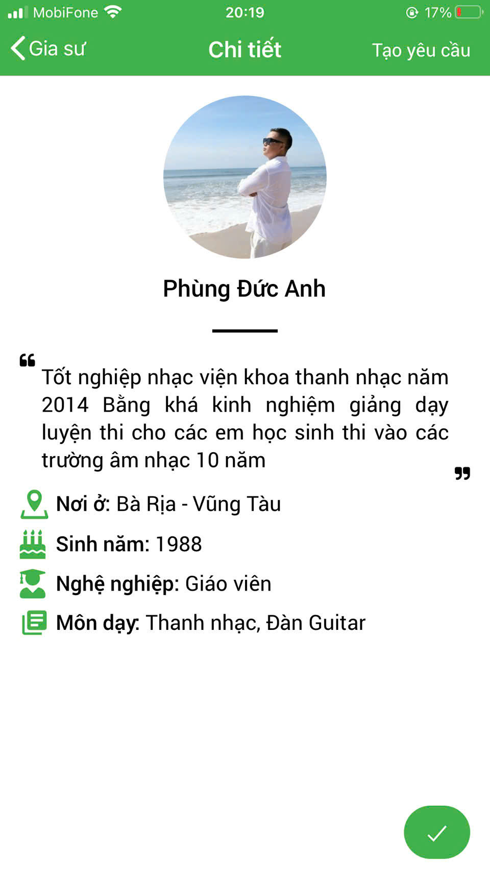 gia sư tại vũng tàu